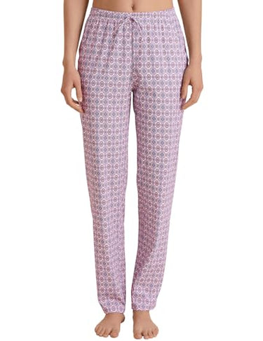 CALIDA Favourites Hose Damen, aus Baumwolle, pflegeleicht, hintere Hosentasche, elastischer Hosenbund im Sale